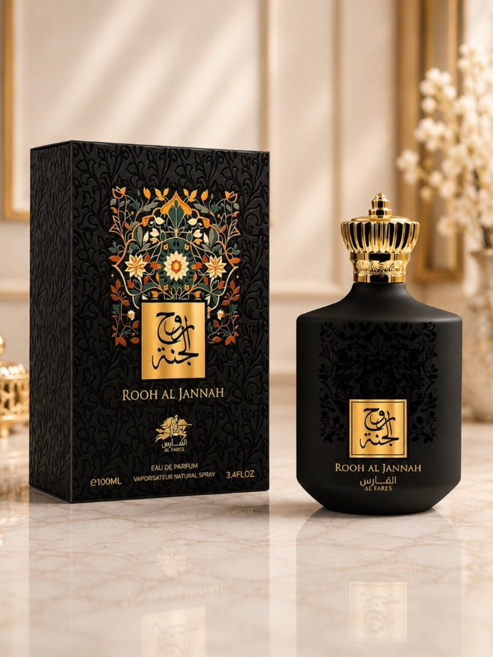 AL FARES Rooh Al Jannah Eau de parfume Unisex 100ML 3.4 Oz
